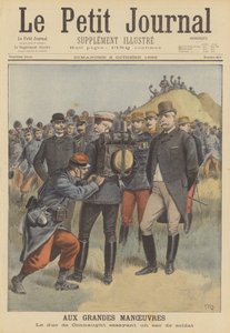 De grote manoeuvres van het Franse leger